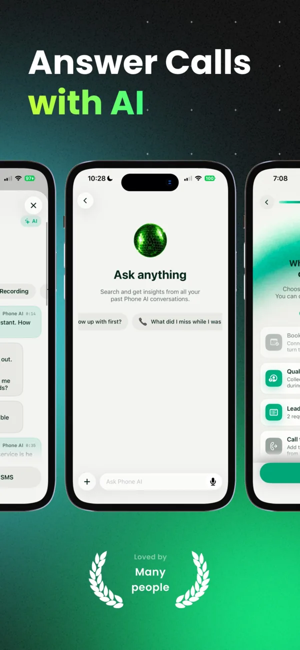 Ask Phone AI about past calls